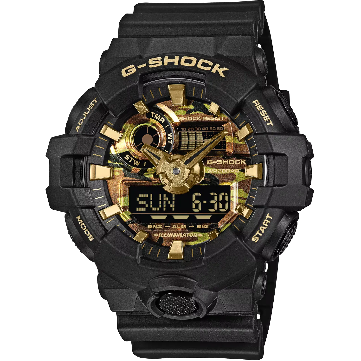 CASIO G-SHOCK Bold Camo GA-700 Herrenuhr