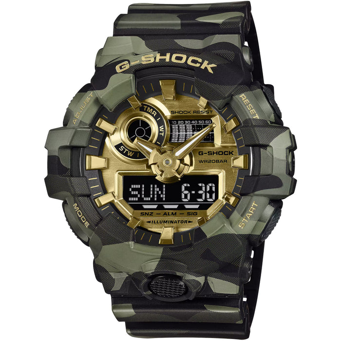 CASIO G-SHOCK Bold Camo GA-700 Herrenuhr
