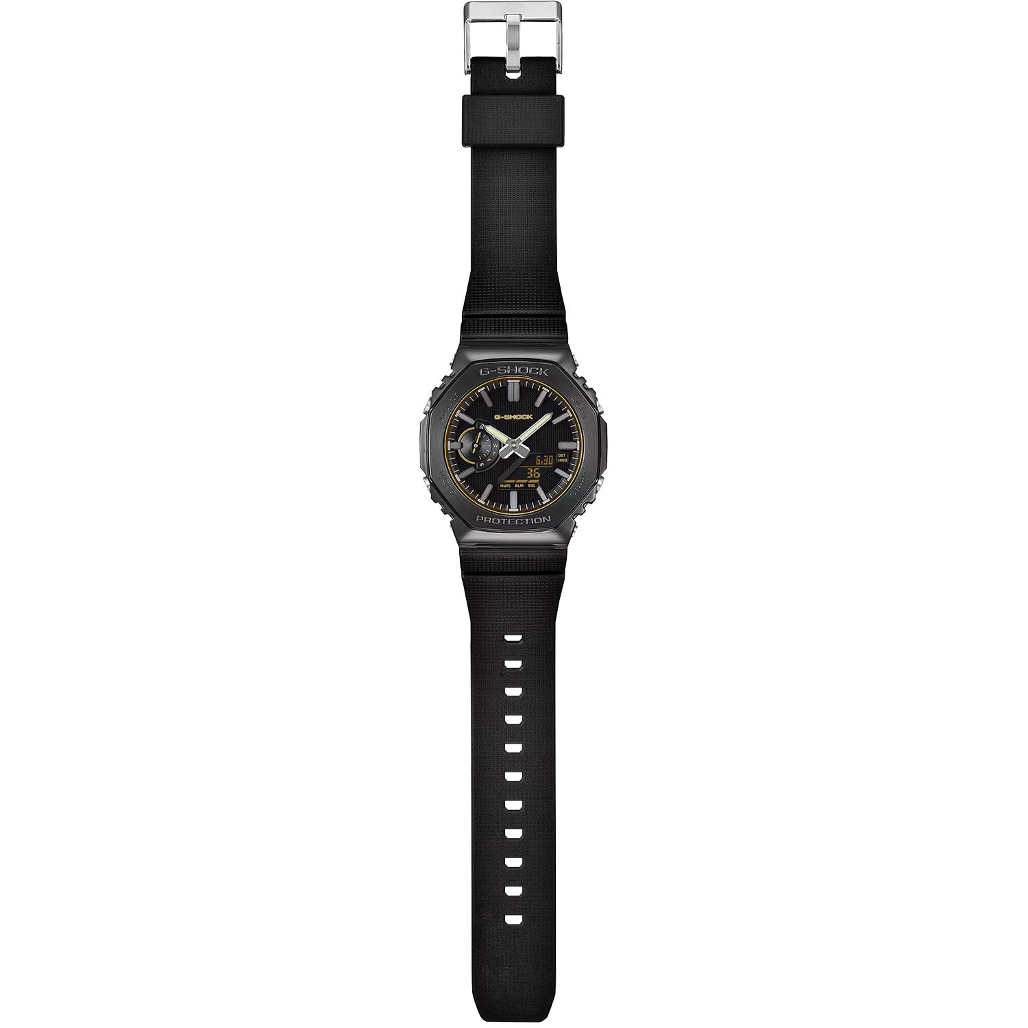 CASIO G-SHOCK STEEL LUXE BLACK GM-2100 Herrenuhr
