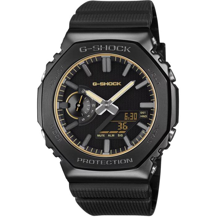 CASIO G-SHOCK STEEL LUXE BLACK GM-2100 Herrenuhr