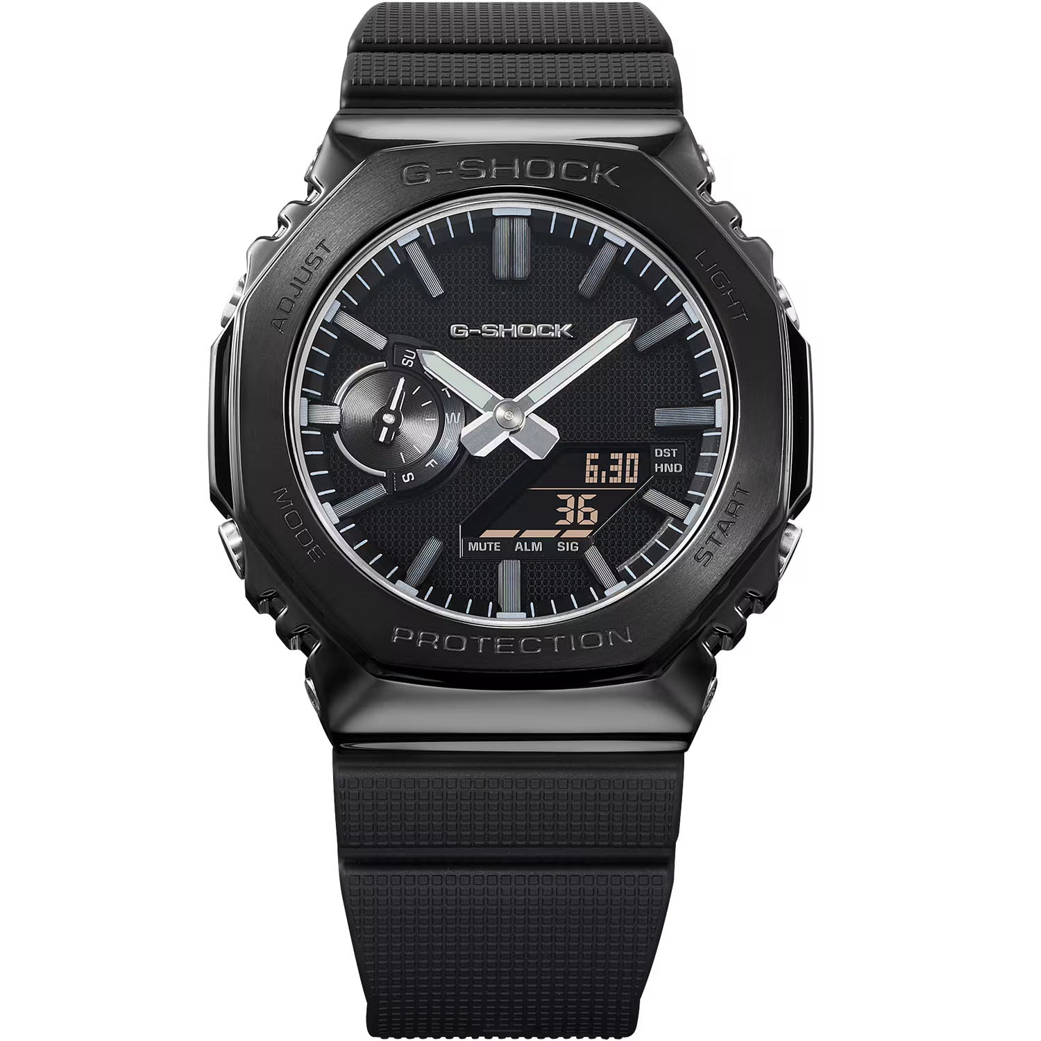CASIO G-SHOCK STEEL LUXE BLACK GM-2100 Herrenuhr