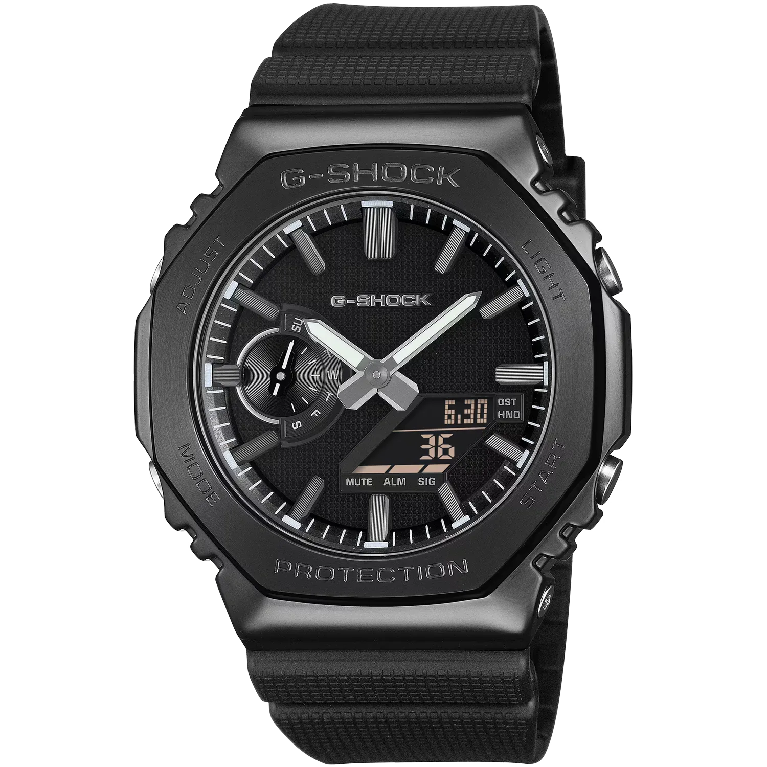 CASIO G-SHOCK STEEL LUXE BLACK GM-2100 Herrenuhr