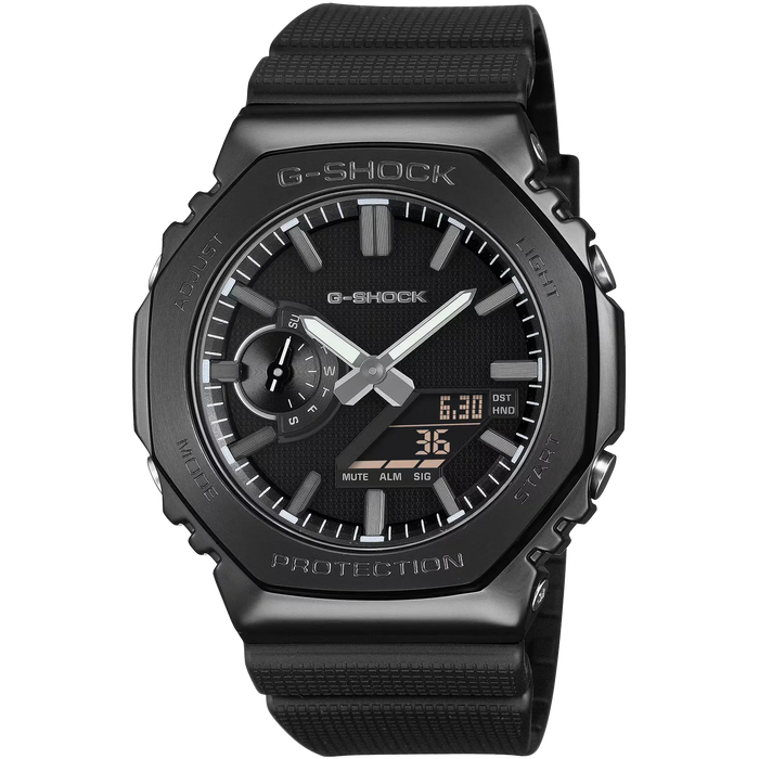 CASIO G-SHOCK STEEL LUXE BLACK GM-2100 Herrenuhr