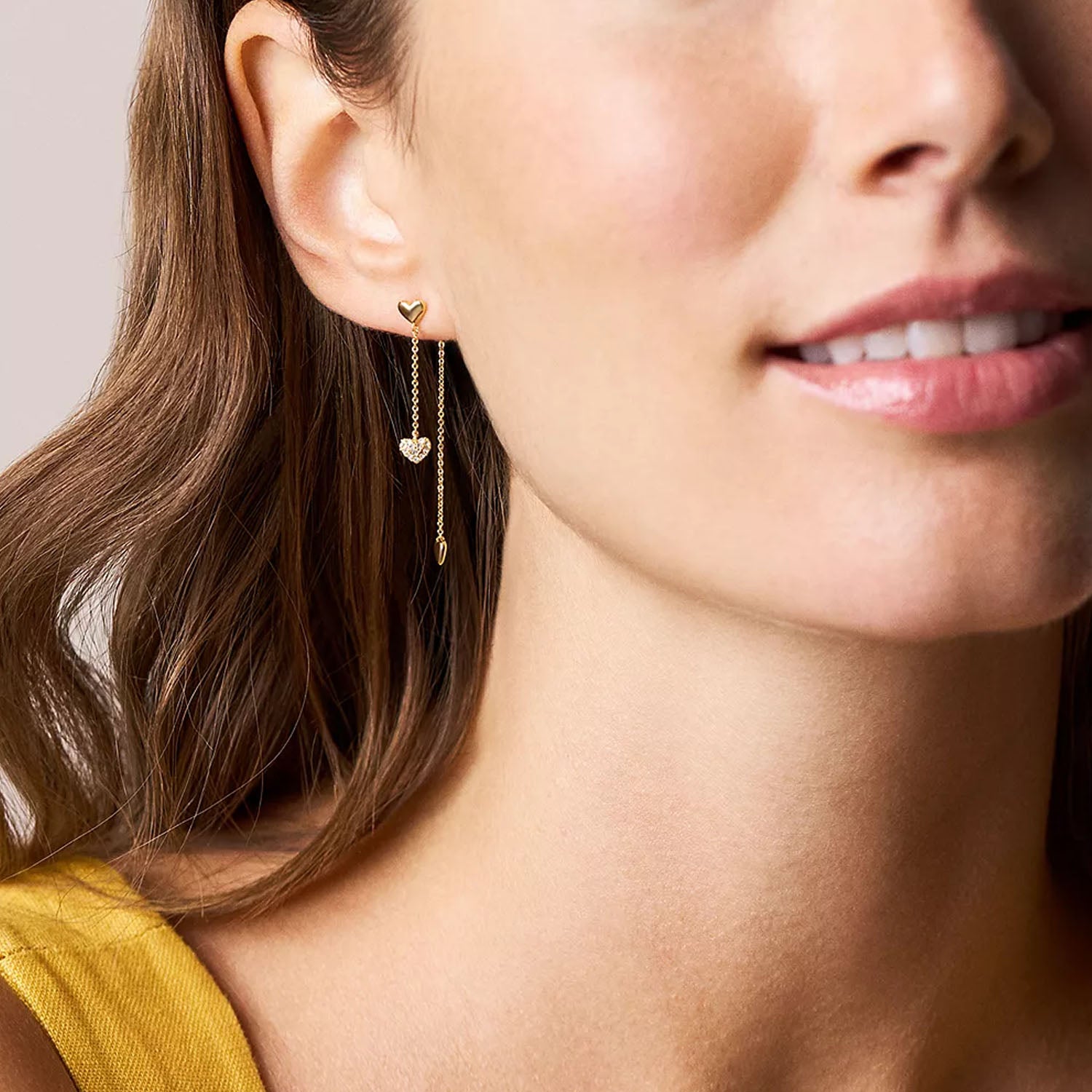 Fossil Damen Ohrringe Sutton Heartbeat