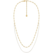 Fossil Heritage Pearl D-Link Damen Halskette