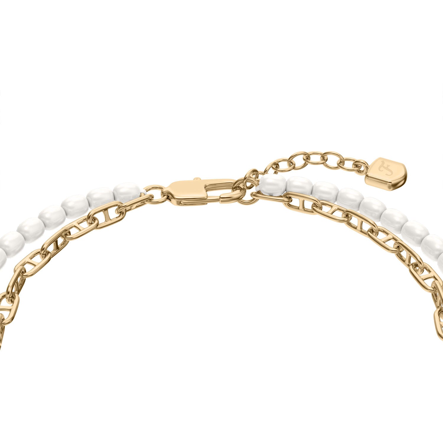 Fossil Heritage Pearl D-Link Damen Armband