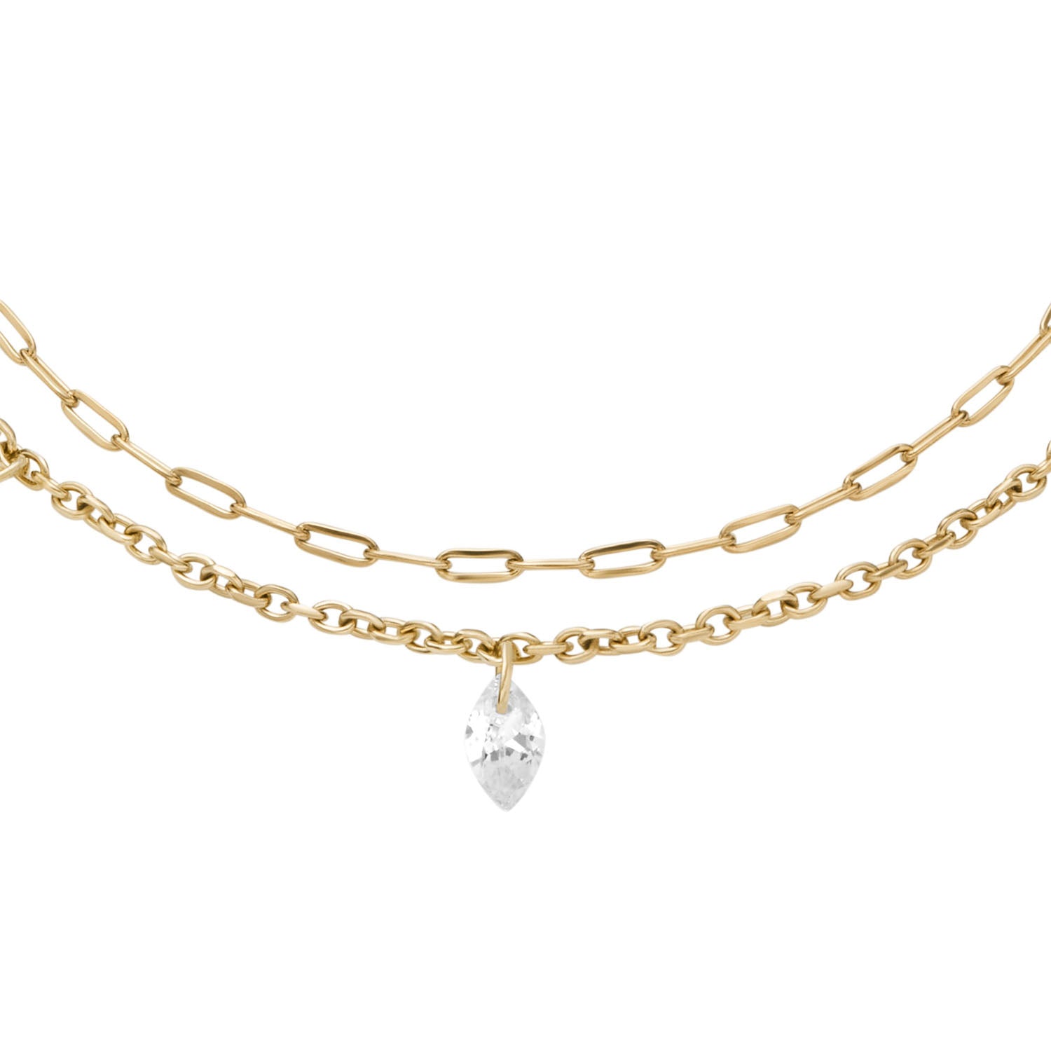 Fossil Damen Armband Ellis Shaky Glitz