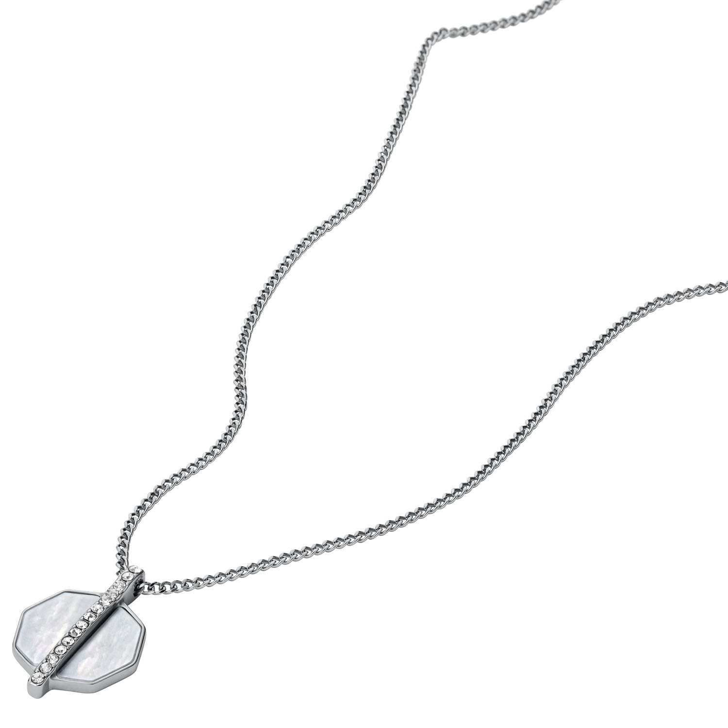 Fossil Damen Halskette Timeless Mother Of Pearl