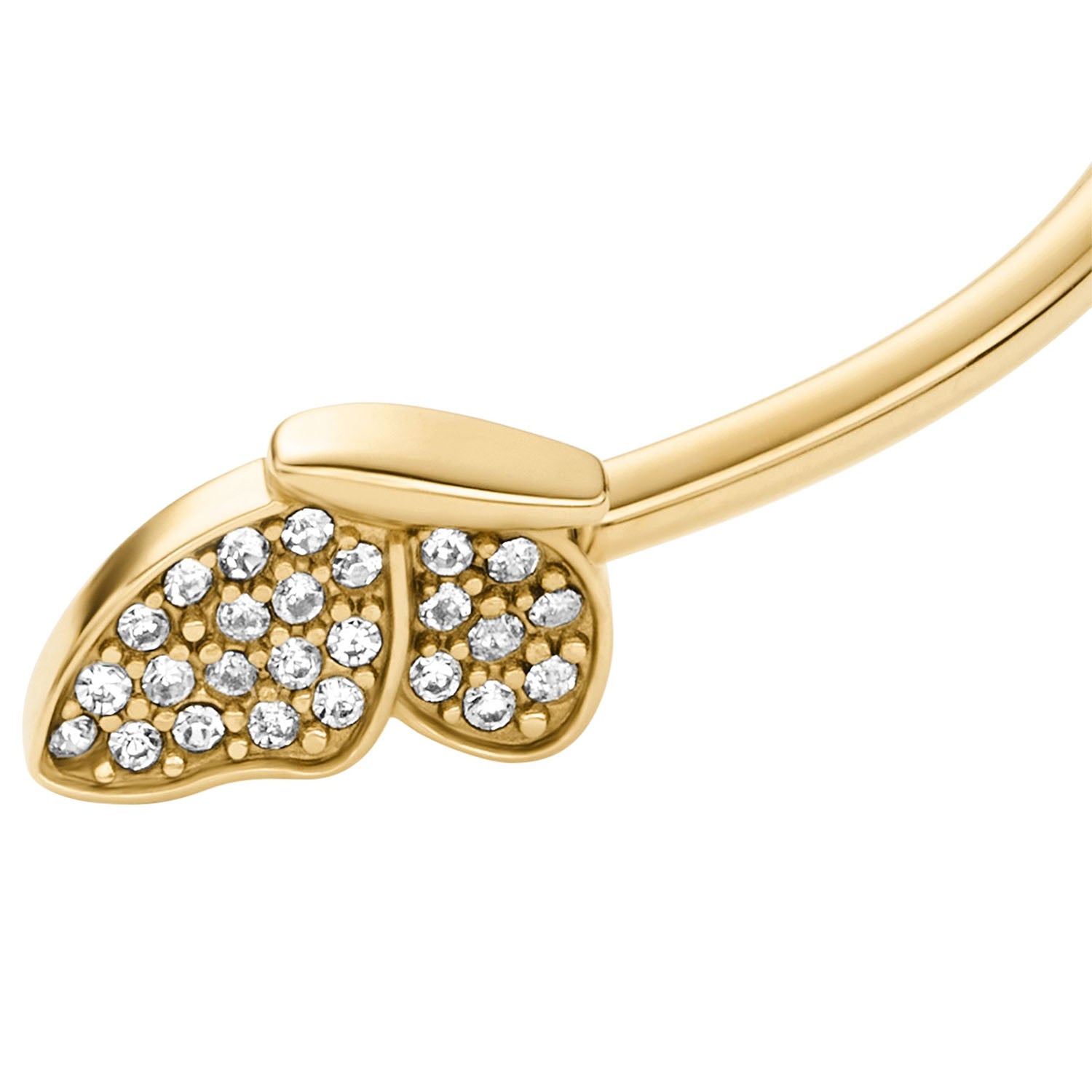 Fossil Armreif Pave Butterfly