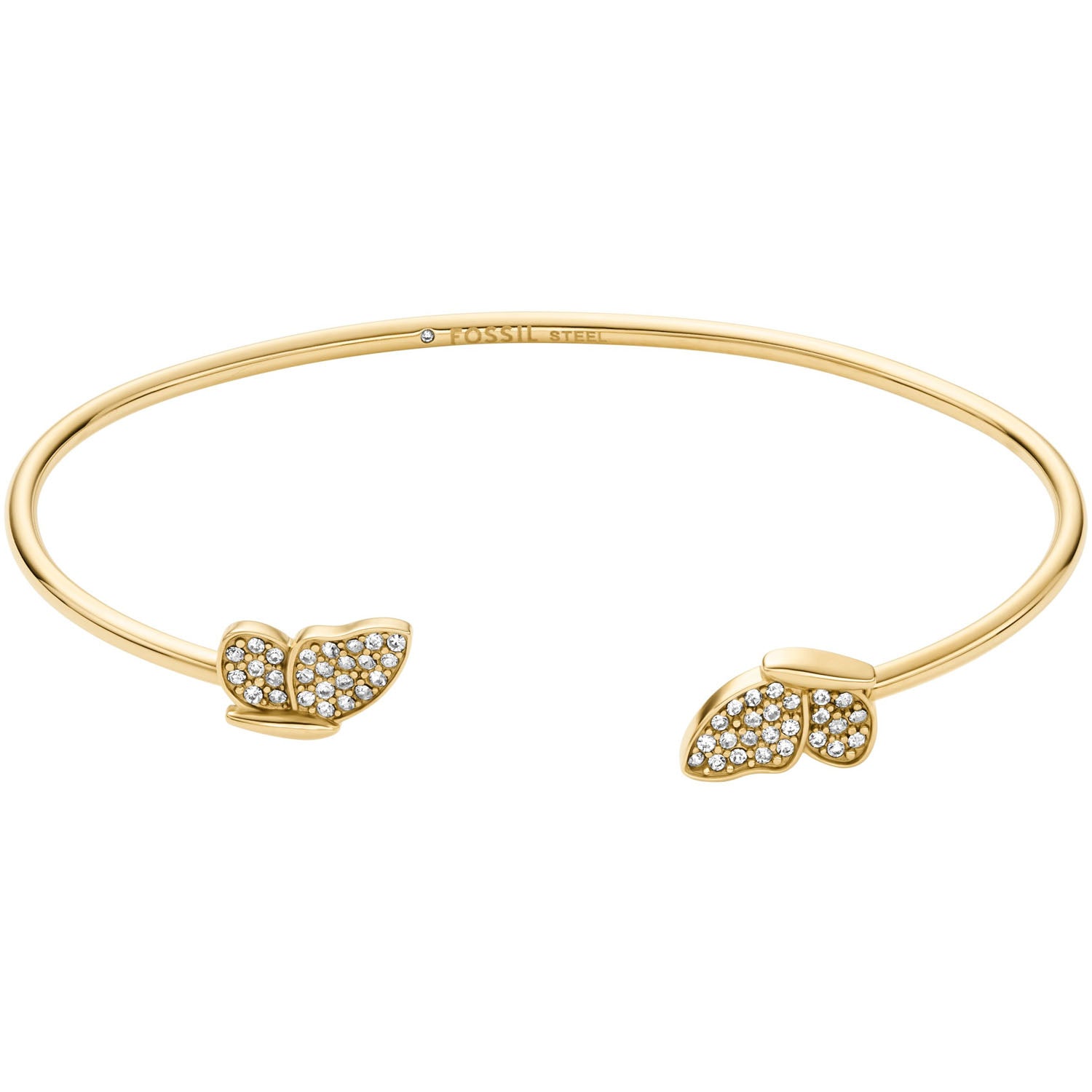 Fossil Armreif Pave Butterfly
