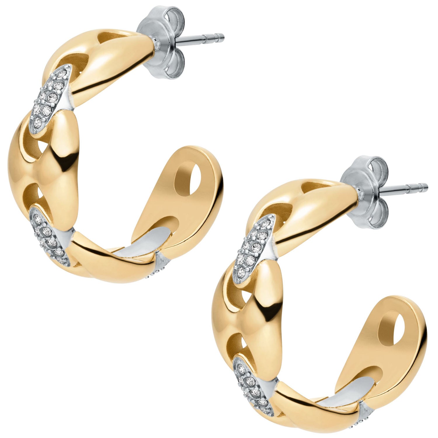 Fossil Ohrringe Heritage D-LINK Glitz