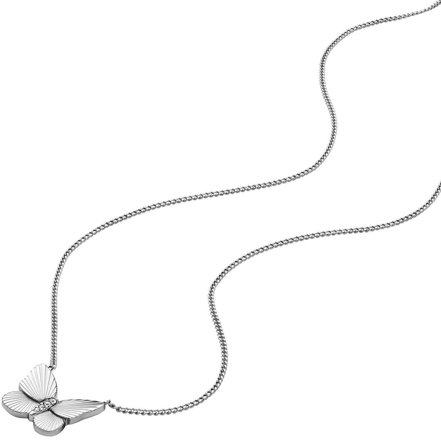 Fossil Geschenkset Sutton Butterfly Halskette & Ohrringe