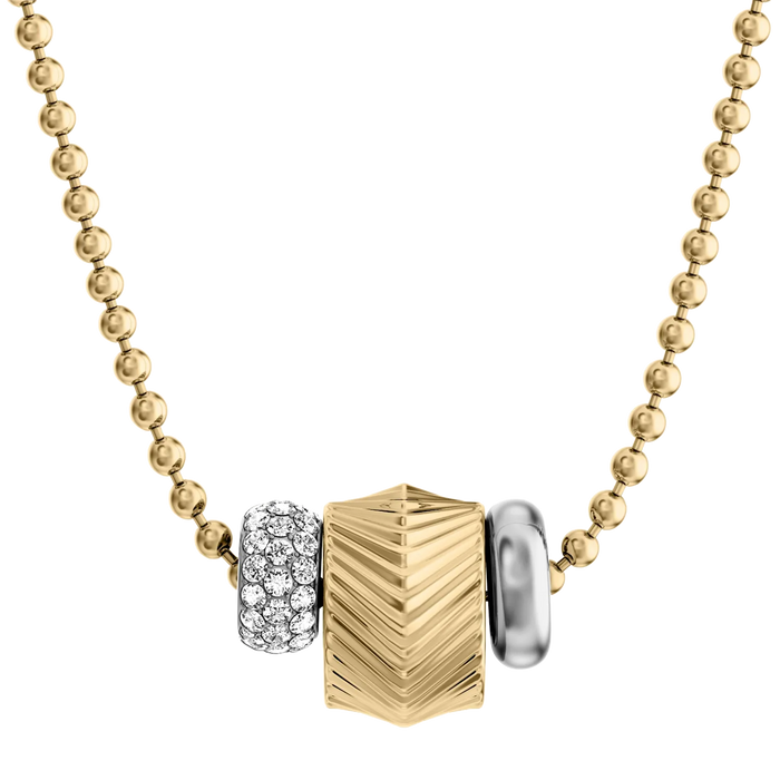 Fossil Harlow Rondelles Damen Halskette