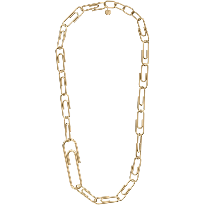 Fossil Damen Halskette Paperclip Gliederhalskette