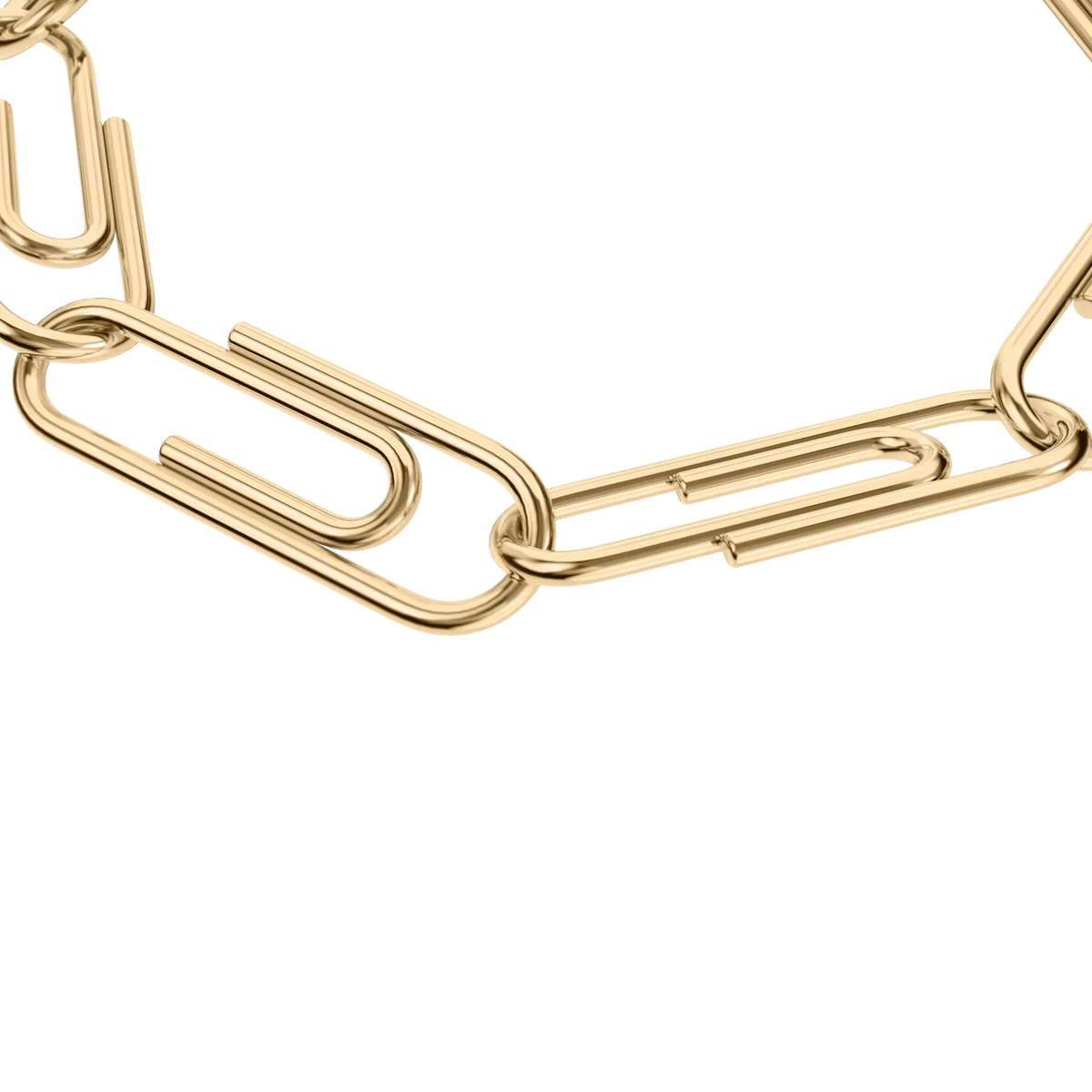 Fossil Damen Armband Paperclip