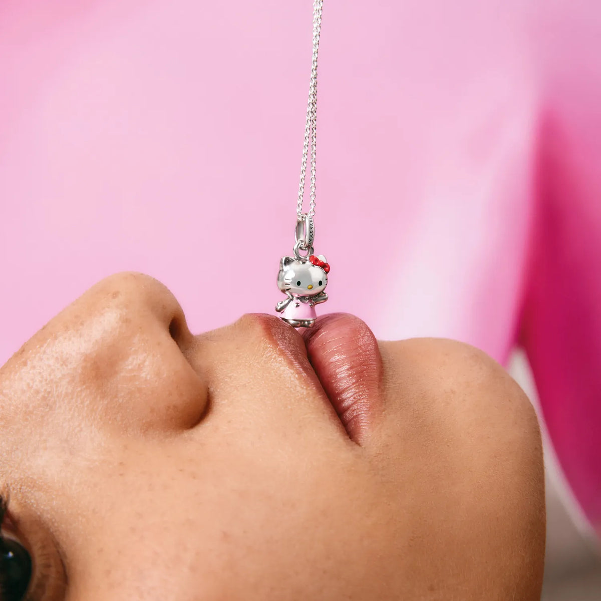 Thomas Sabo Hello Kitty Kette Pink