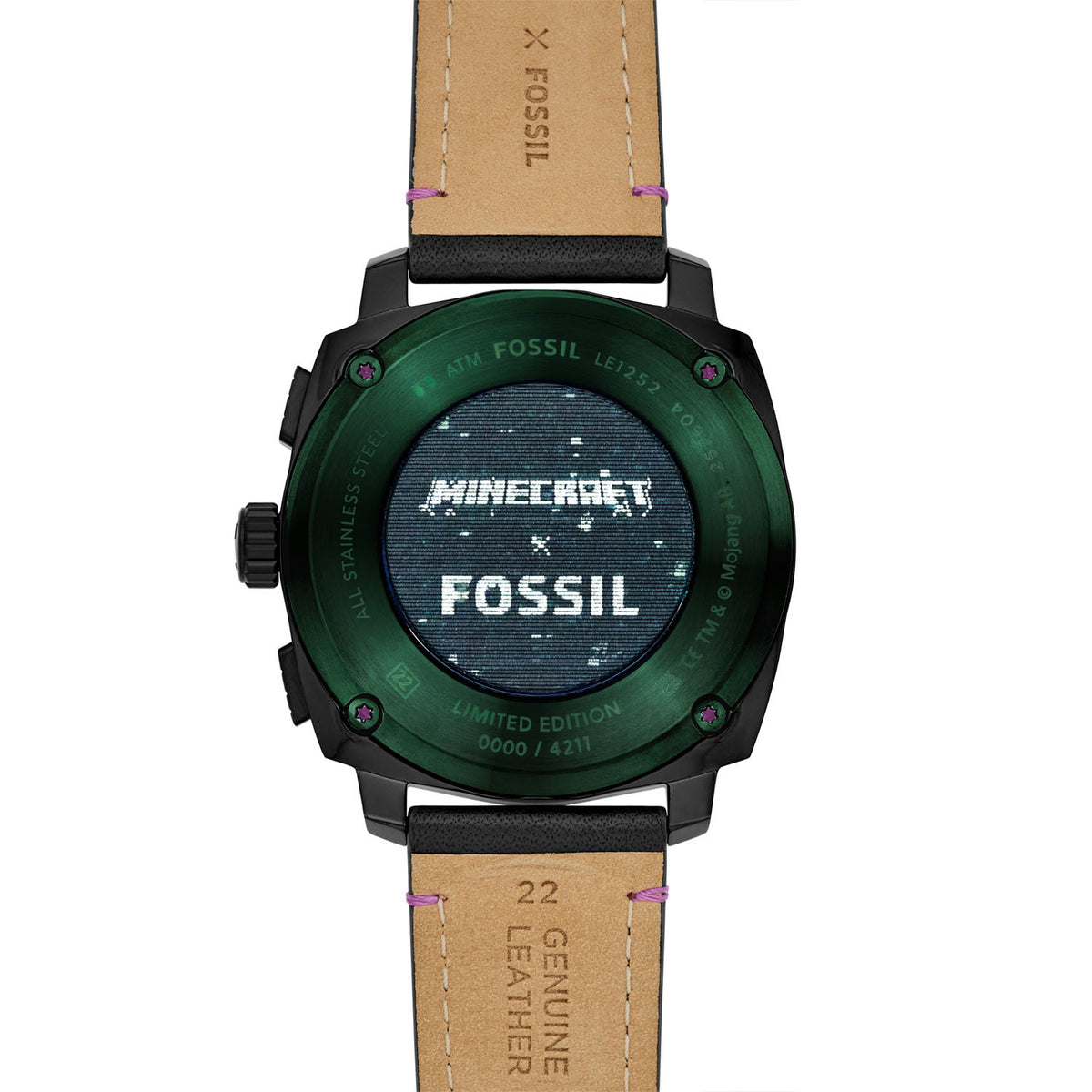 Minecraft x Fossil Uhr Limited Edition Chronograph The End
