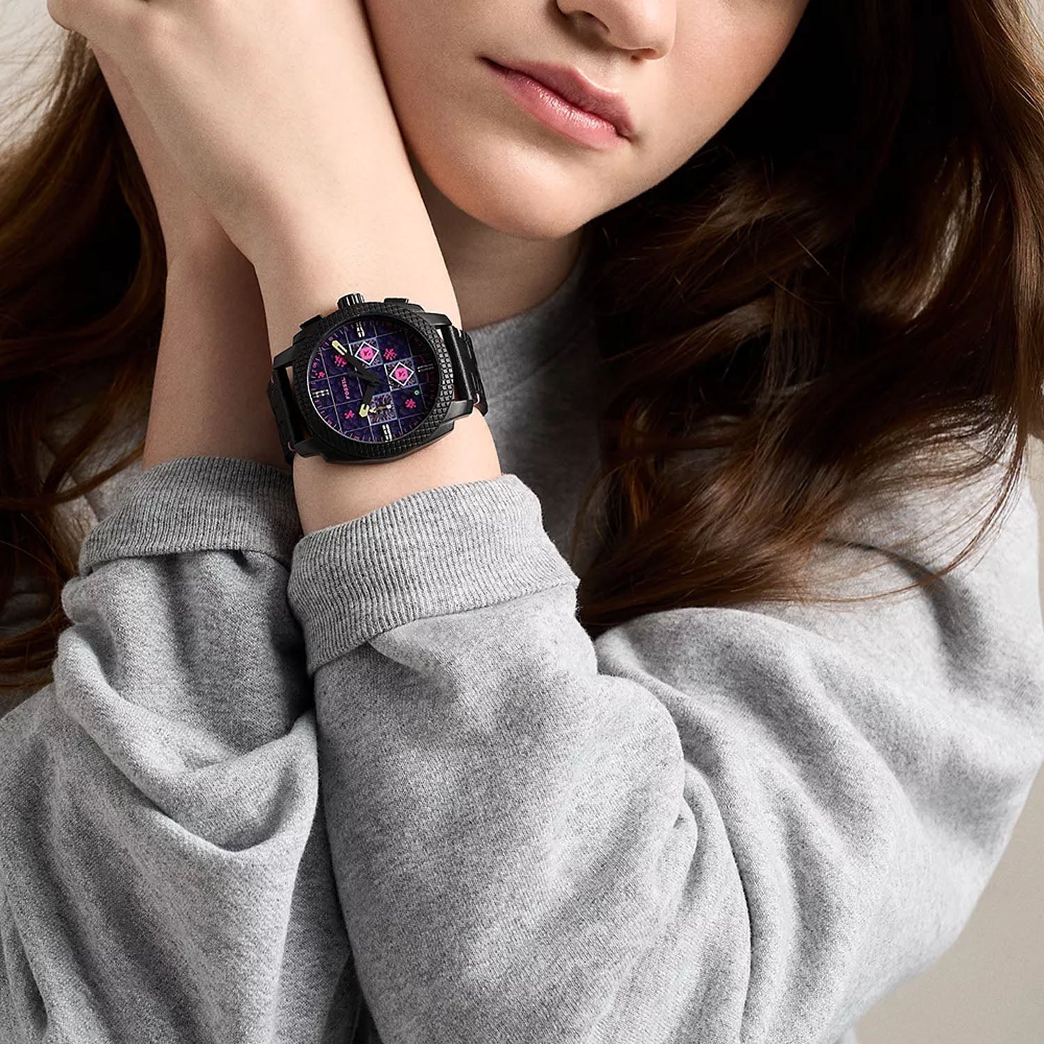 Minecraft x Fossil Uhr Limited Edition Chronograph The End