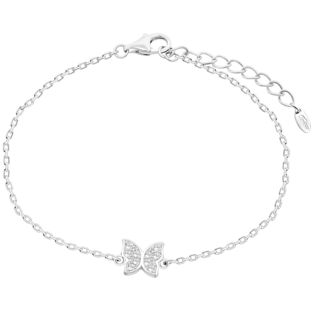 Lotus Silver Damen Armband mit Schmetterling