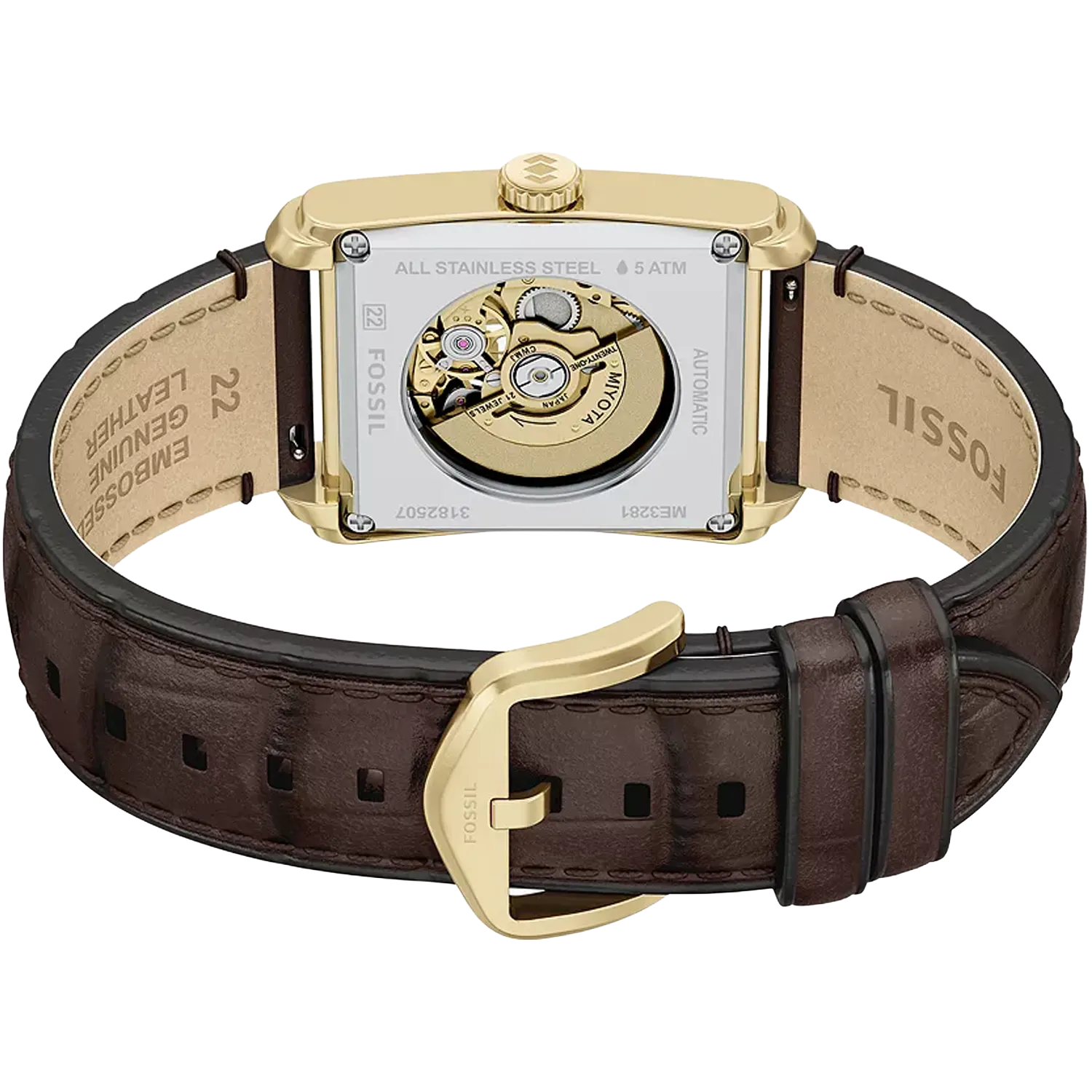 Fossil Herrenuhr Carraway Automatik