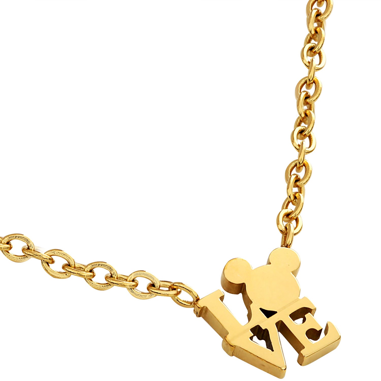 Disney Mickey Mouse Love Halskette
