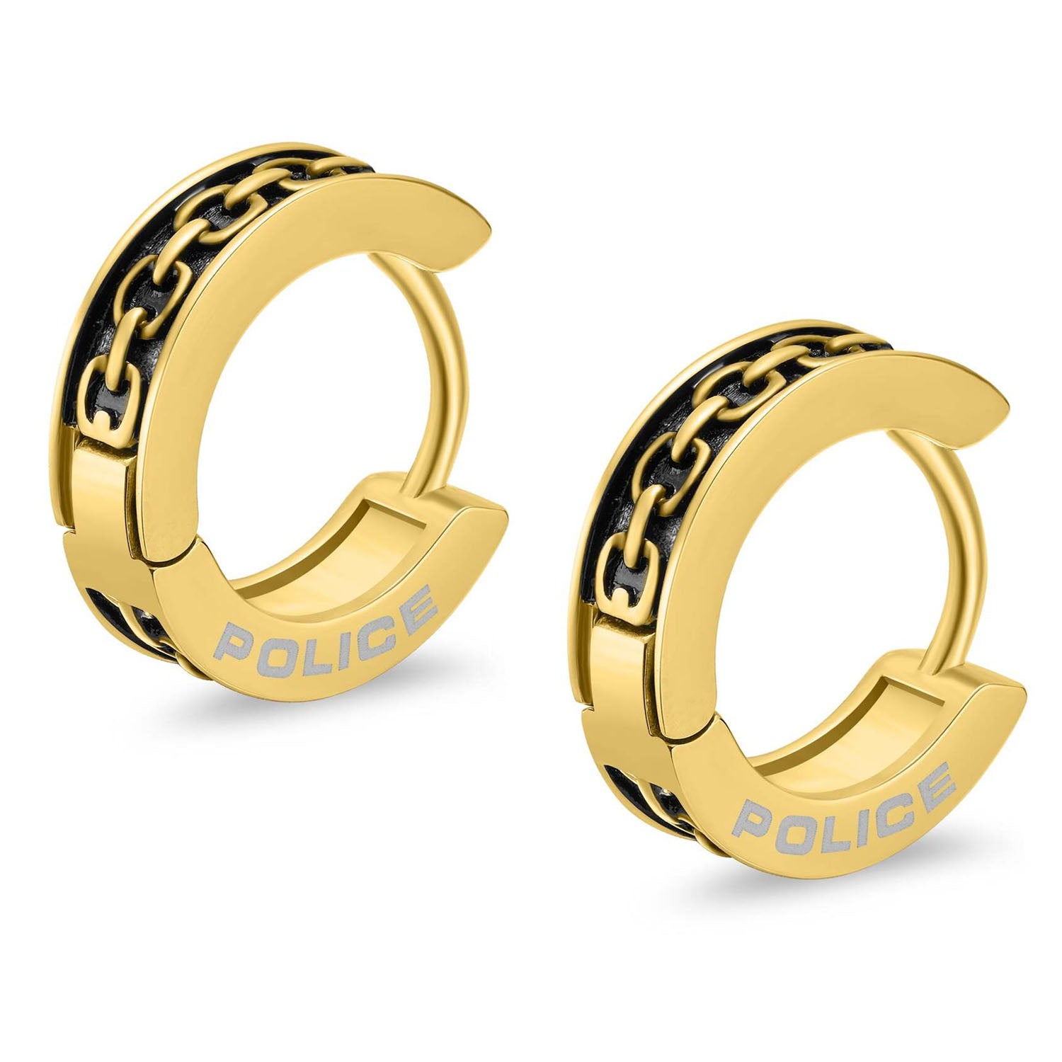 POLICE Herren Ohrringe Chainset