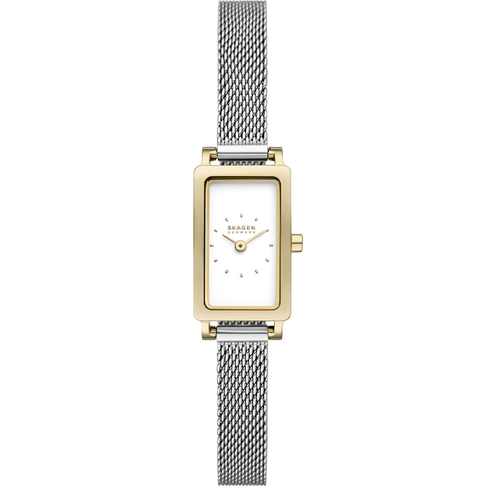 Gold Skagen Uhr Damen Eckig Skagen Uhren Watch Damenuhr Rosegold