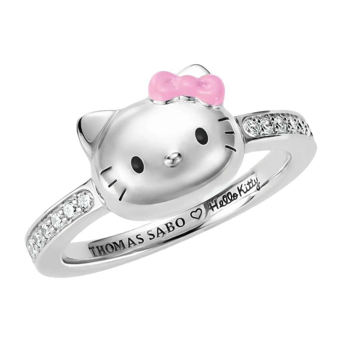 Thomas Sabo Hello Kitty Ring Pinke Schleife
