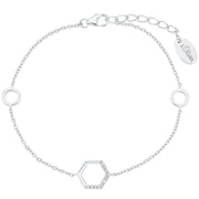 s.Oliver Damen Armband mit Zirkonia