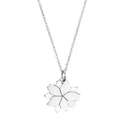 s.Oliver Damen Halskette mit Lotusblüte