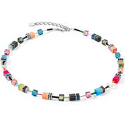 GeoCUBE® Iconic Halskette Multicolor Fancy