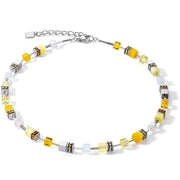 GeoCUBE® Iconic Joyful Colours Halskette Gelb