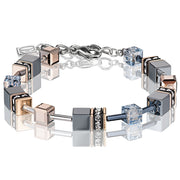 GeoCUBE® Armband Eisblau