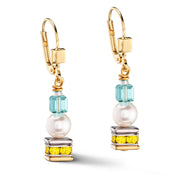 Coeur De Lion Joyful Cubes & Pearls Multicolor Ohrringe