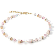 GeoCUBE® Halskette Iconic Precious Hellrosa