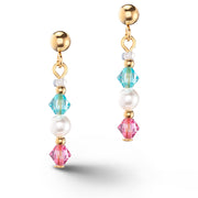 Coeur De Lion Princess Pearls Gold Multicolor Ohringe