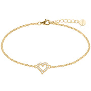 XENOX Damen Armband mit Herz